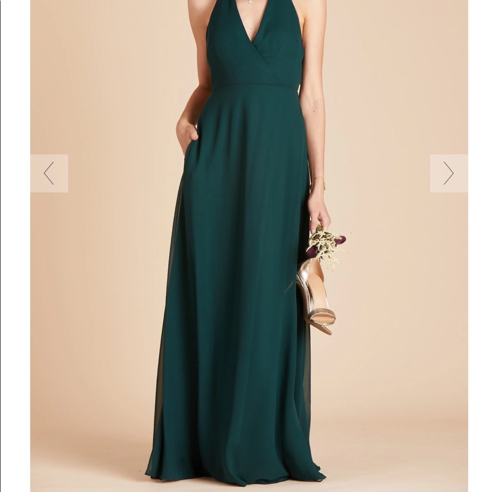 MONI CONVERTIBLE DRESS - EMERALD - Picture 4 of 5